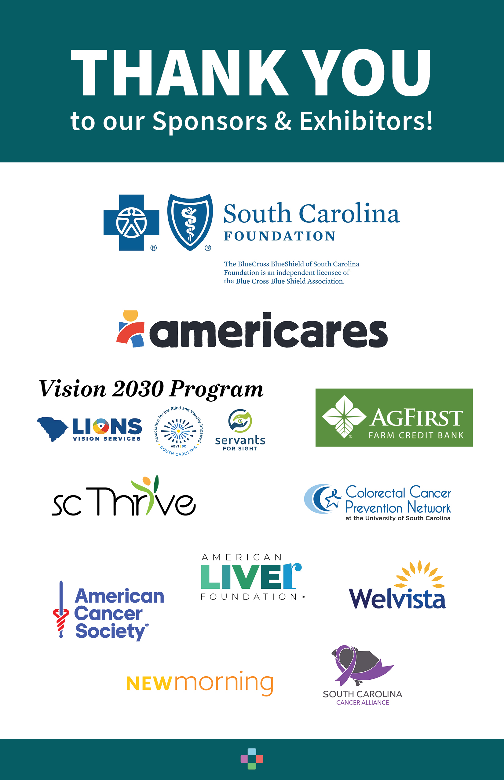 SCFCA sponsors